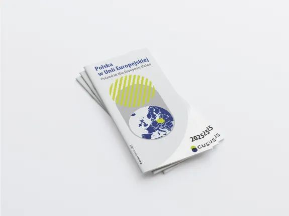 Okładka publikacji 20 lat razem. Polska w Unii Europejskiej